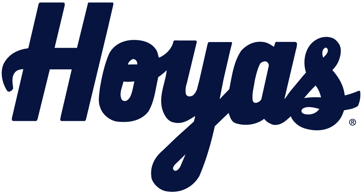 Georgetown Hoyas 0-Pres Wordmark Logo iron on transfers for clothing